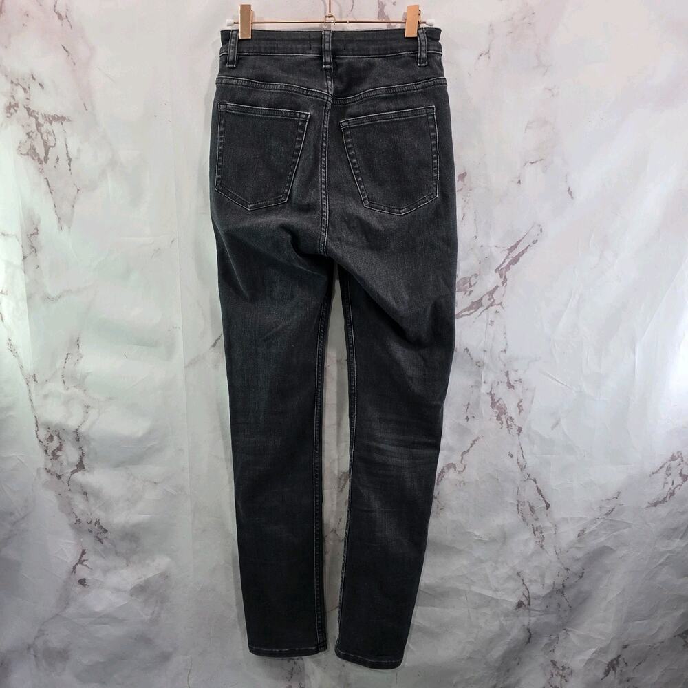 & Other Stories Jeans Womens 27 Skinny Washed Black Denim High Rise Angeles